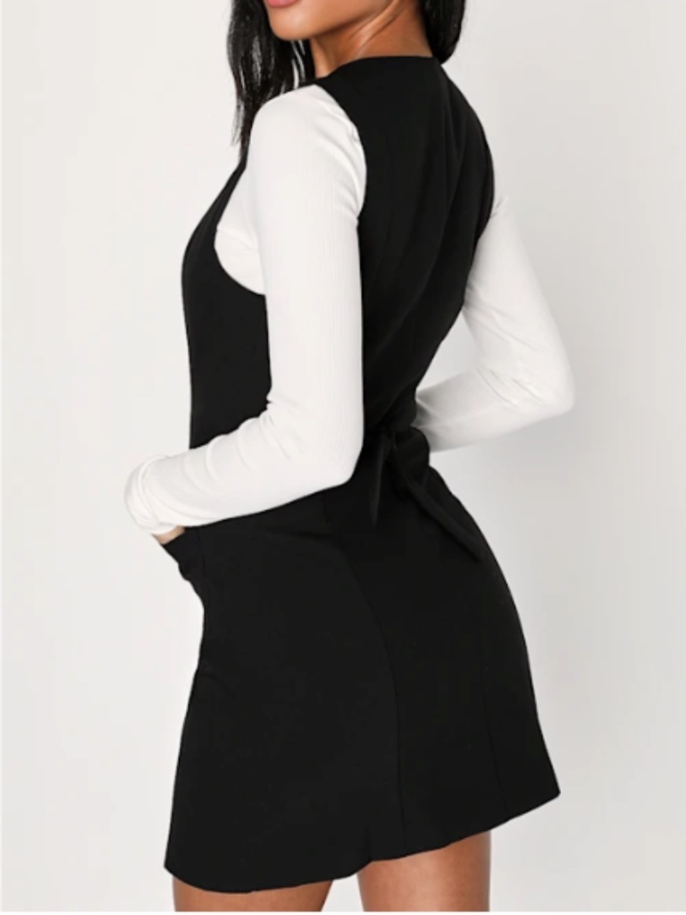 LULU's Chic Sexy Casual Woven Twill Button Up Mini Dress - Picture 4 of 5